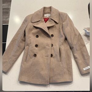 Calvin Klein Women's tan peacoat tan / Oatmeal